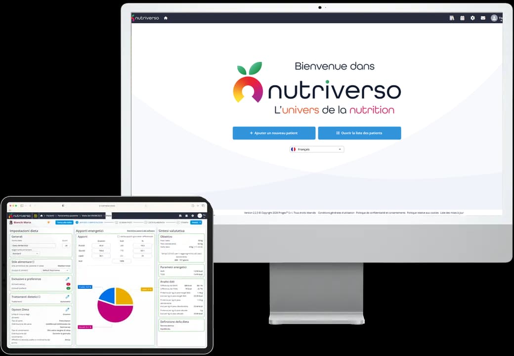 Le logiciel en Cloud pour les nutritionnistes